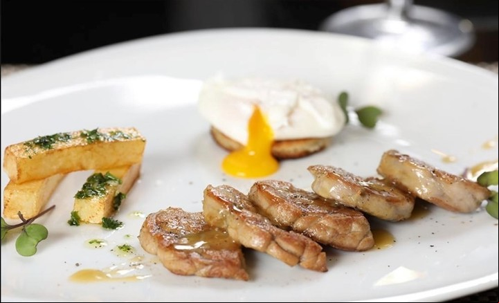 Las mollejas se sirven en un asado, pero también en restaurantes de lujo. Gentileza Patio 378 / Novotel.