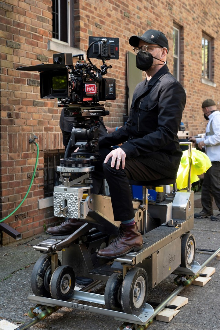 Soderbergh, en pleno rodaje durante la pandemia del Covid. Foto HBO Max