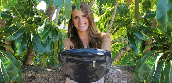 Moda y reciclaje: aprovechan silobolsas para hacer rios