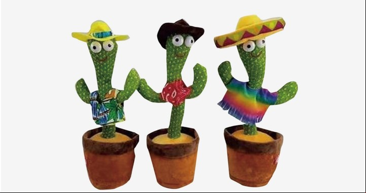 El fabricante del juguete afirmaba que el cactus danzante puede ayudar a estimular la imaginación y la creatividad en los niños.