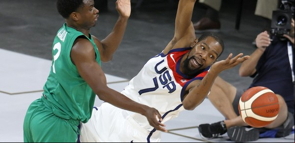 Sorprendente: El "Dream Team" de Estados Unidos perdió con Nigeria en su preparación para Tokio 2020