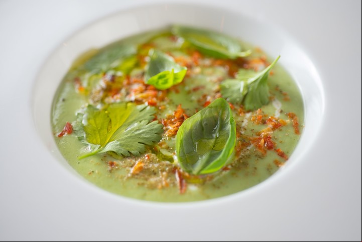Receta de sopa de palta, pepino y coco. Foto: gentileza Alo´s.