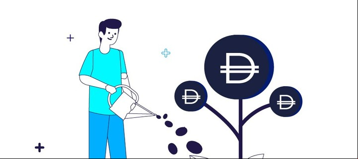 Los DAI se pueden invertir para recibir ganancias en esa misma criptomoneda, que siempre cotiza como el dólar. Imagen: Buenbit.