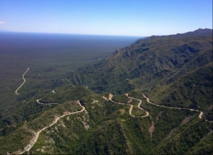 Los Túneles de Taninga, en el Valle de Traslasierra. Foto Turismo Córdoba