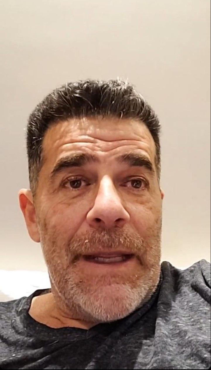 Julián Weich en el vivo que realizó en sus redes sociales. Captura de Instagram