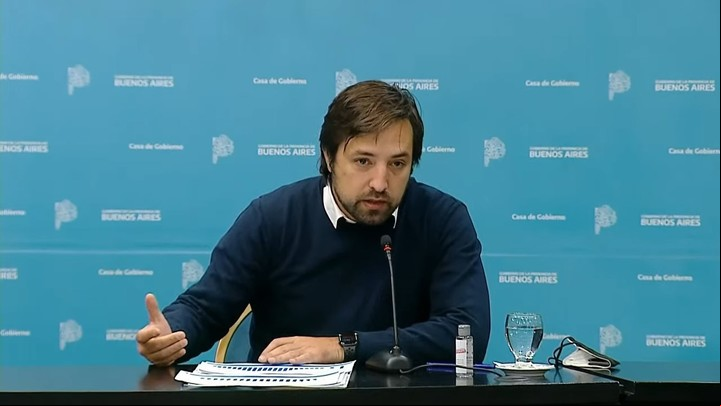El ministro Nicolás Kreplak pidió que la gente no concurra a las guardias si puede evitarlo. Foto: Mauricio Nievas