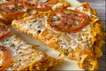 Receta de Pizza de zanahoria