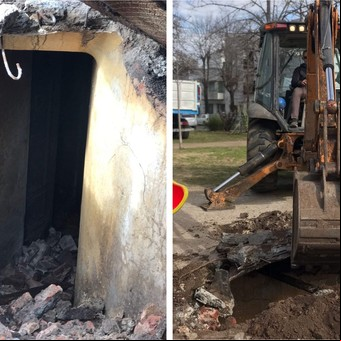 La historia del túnel que encontraron debajo de los juegos de una plaza de La Plata