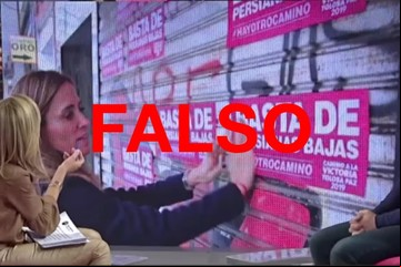 Desinformación: Viviana Canosa mostró fotos viejas de la campaña de Victoria Tolosa Paz como si fueran actuales