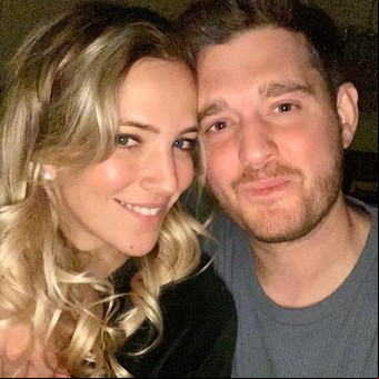 Luisana Lopilato y Michael Bublé, felices por el lanzamiento de un producto ajeno al mundo artístico