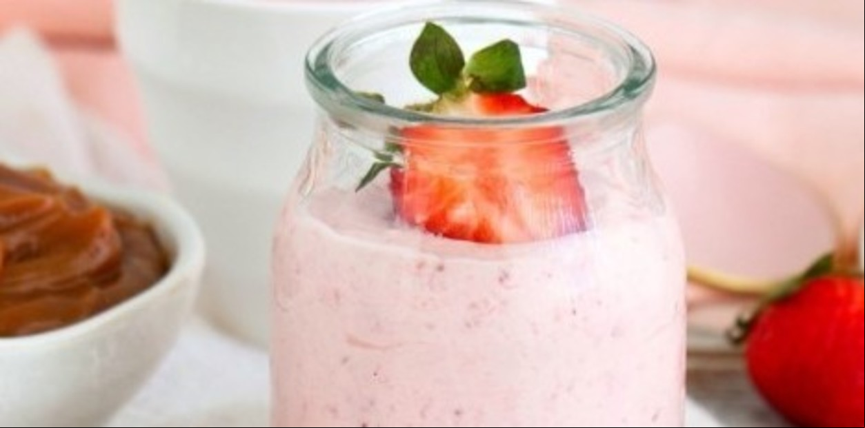 Receta de Crema de frutillas