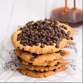 Cookies de naranja con chips