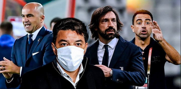 Gallardo, Andrea Pirlo, Xavi Hernández y Roberto Martinez, los candidatos para dirigir al Barcelona.