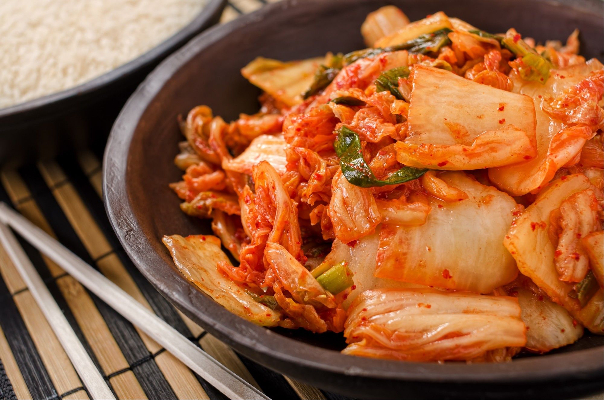 El kimchi coreano se elabora a partir de la fermentación de vegetales./ Foto: Shutterstock.
