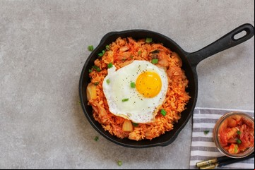 Receta de Arroz salteado con kimchi