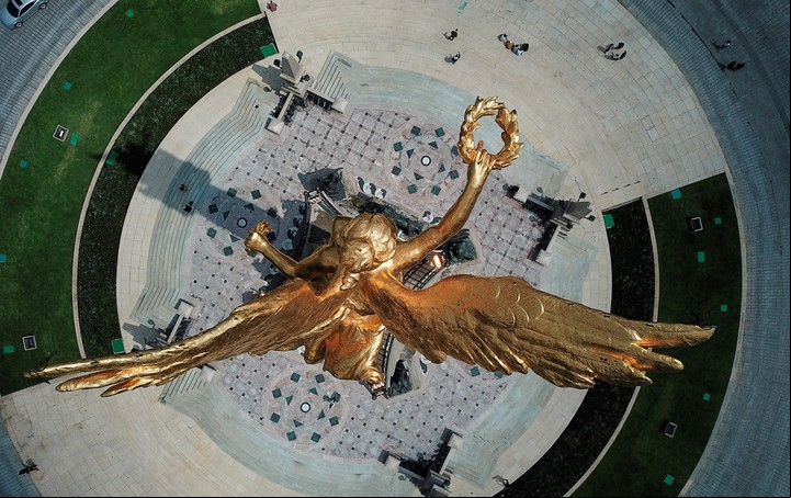 El Ángel de la Independencia en Ciudad de México. EFE/ Madla Hartz