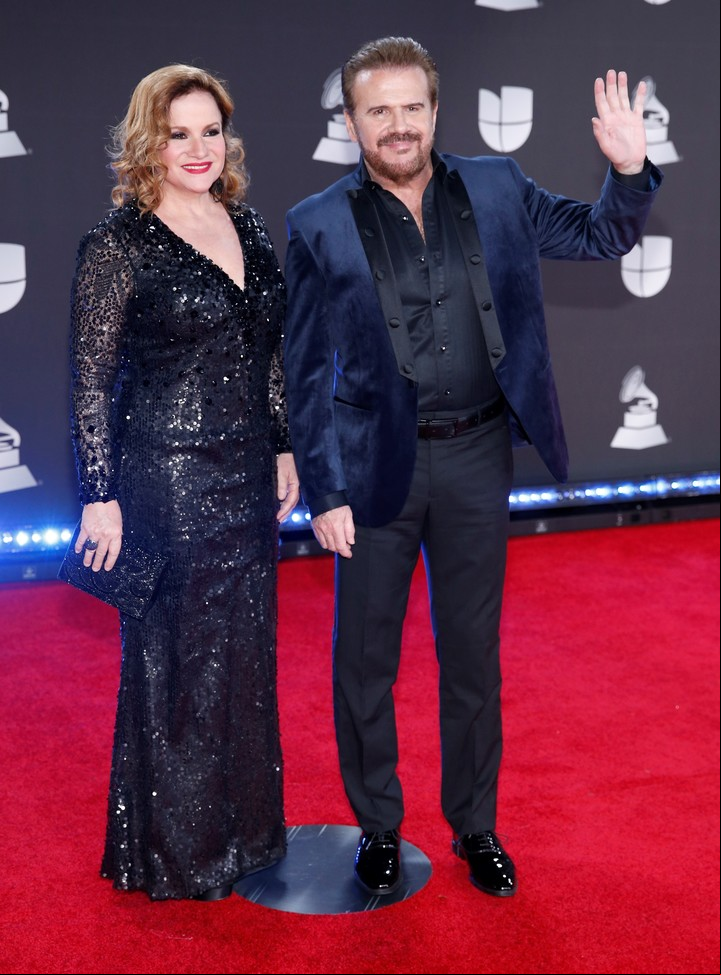 Lucía y Joaquín, en la ceremonia de entrega de los Latin Grammy 2019. Foto Eric Jamison/Invision/AP