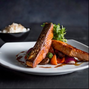 Salmón teriyaki
