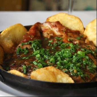 Matambrito de cerdo a la parrilla