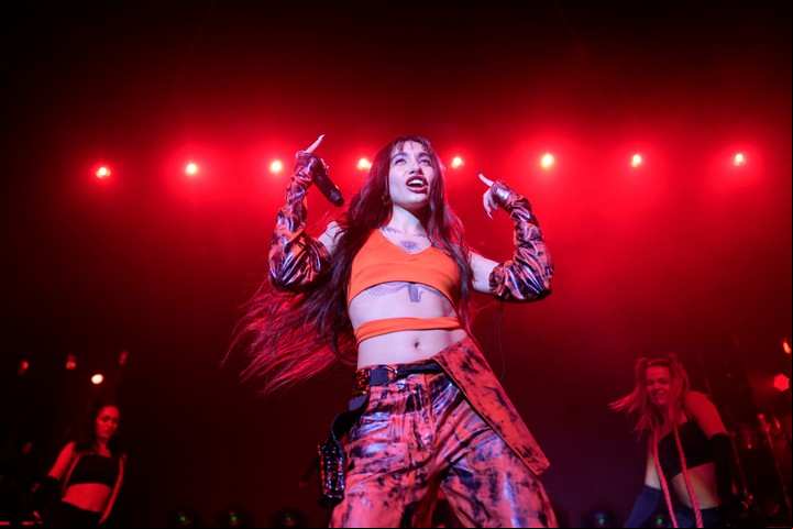 Maria Becerra; un crecimiento acelerado que hace nueva escala en los Latin Grammy. Foto AP Photo/Natacha Pisarenko