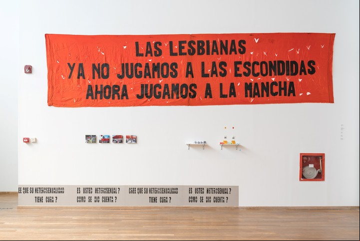 Afiches y "desobediencias". Fotos Federico Lo Bianco/Gentileza
