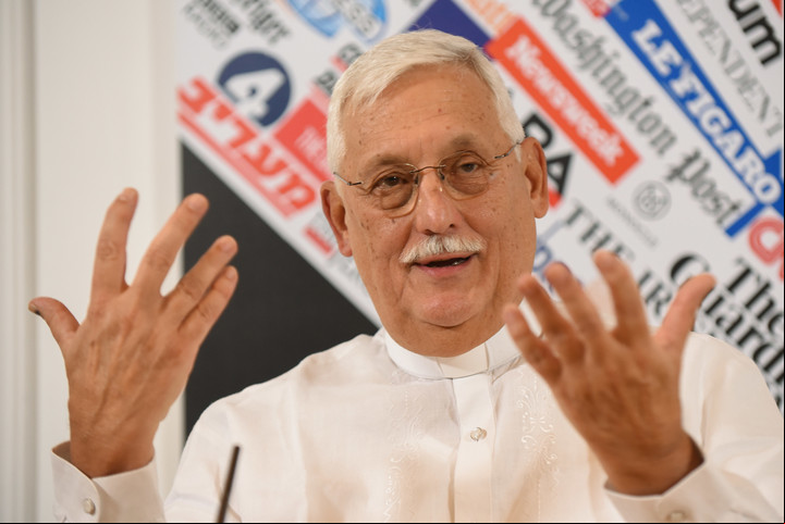 el actual “Papa negro”, el general de la orden jesuítica, padre Arturo Sosa, venezolano.
Foto: Victor Sokolowicz