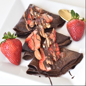 Panqueque de chocolate sin harina