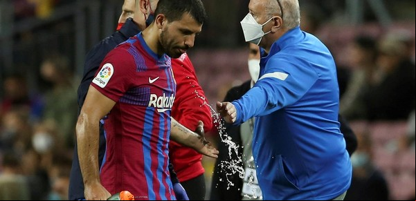 El Kun Agüero habló por primera vez desde que fue internado por la arritmia: "Hacen que mi corazón sea hoy más fuerte"
