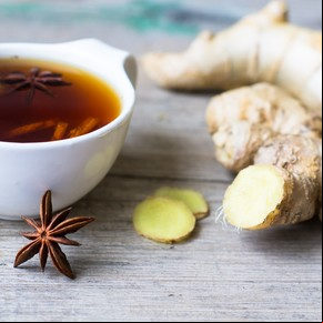 Té de canela y jengibre