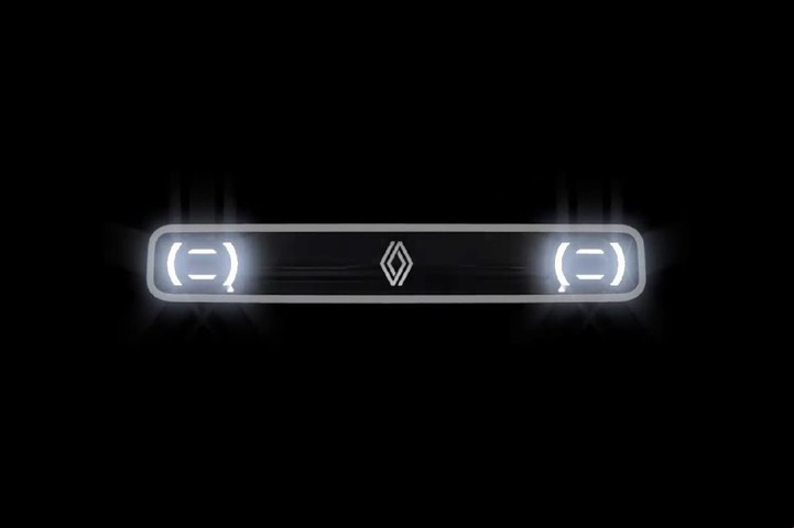 El teaser de la nueva trompa del R4 que adelantó Renault.