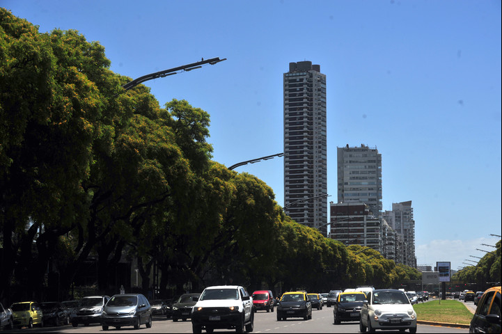 Los vecinos de las torres de Palermo son espectadores obligados de los eventos al aire libre que se realizan en la zona. Foto Lucía Merle