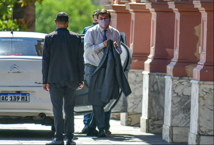 Ministro de Trabajo Claudio Moroni. Foto Federico López Claro.