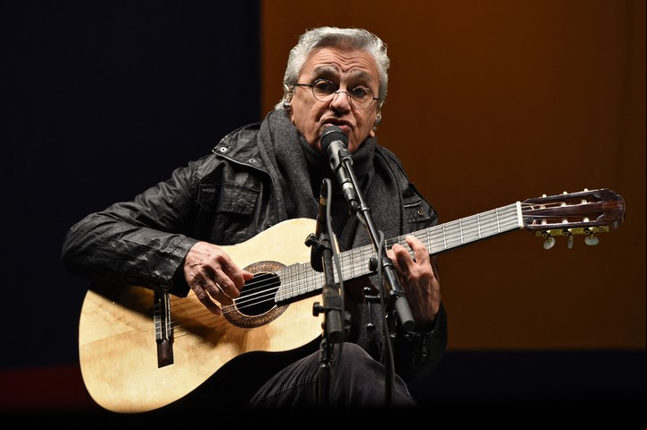Caetano Veloso presentó en noviembre "Meu Coco", su nuevo disco. Foto AFP