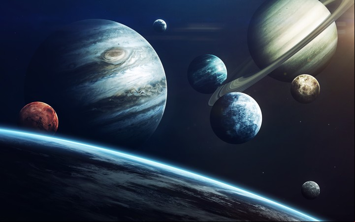 Planetas. Foto: ilustración Shutterstock.