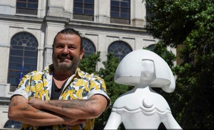 Domingo Zapata. El artista español. Foto: AFP