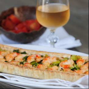 Tarta de camarones