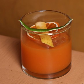Licuado de zanahoria y maracuyá