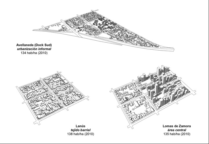 Urbanizaciones informales en la Zona Sur.
