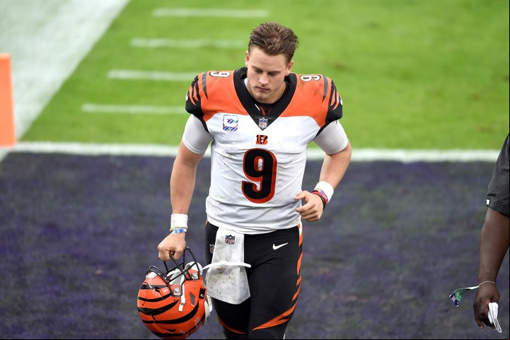 Joe Burrow, jugador de Cincinnati Bengals. (AP Photo/Gail Burton)