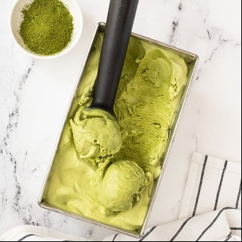 Helado de matcha