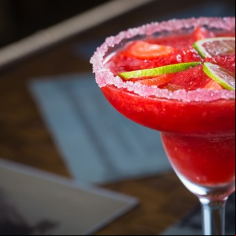 Margarita de frutilla
