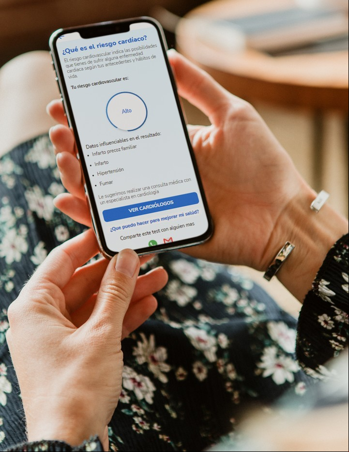 EL Test de riesgo cardíaco mediante inteligencia artificial de ÜMA Salud.