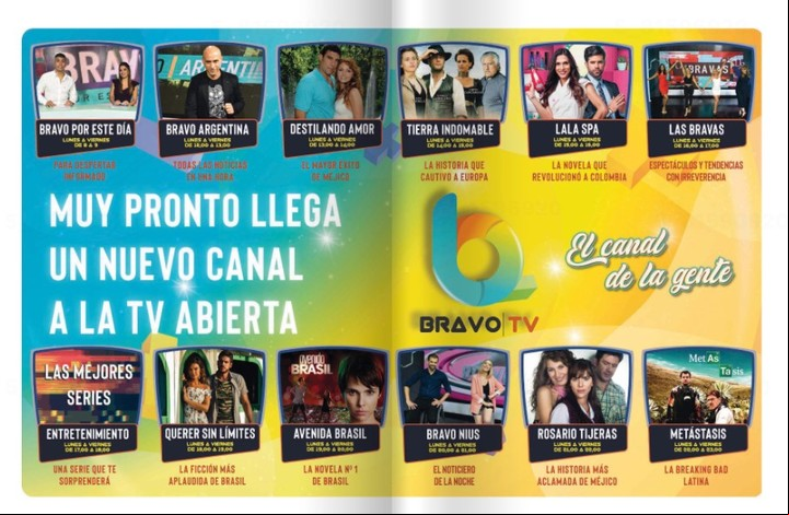 La promo de Bravo TV, el nuevo canal de Editorial Perfil y Grupo Crónica.