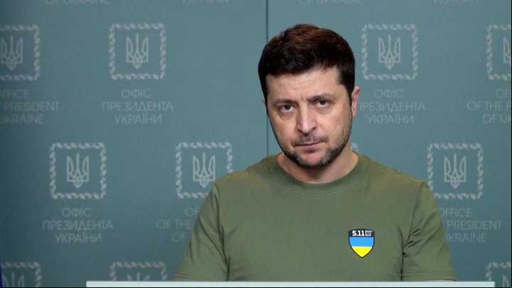 El presidente ucraniano, Volodimir Zelenski. Foto: AFP