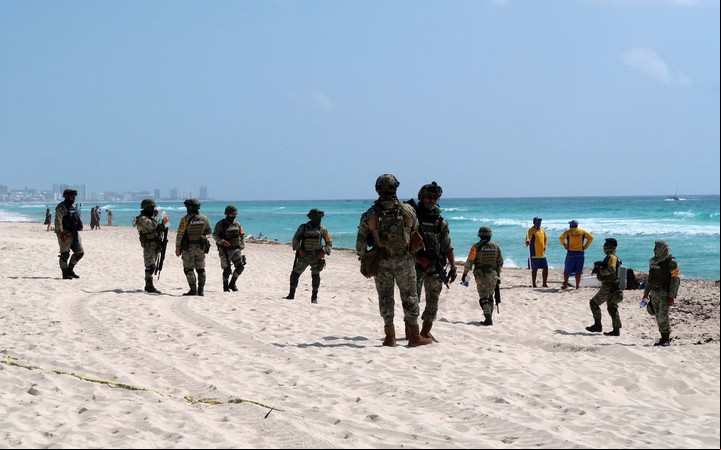 Cancún, tradicional destino turístico, se vio sacudido en los últimos años por distintos hechos violentos. Foto EFE/Alonso Cupul