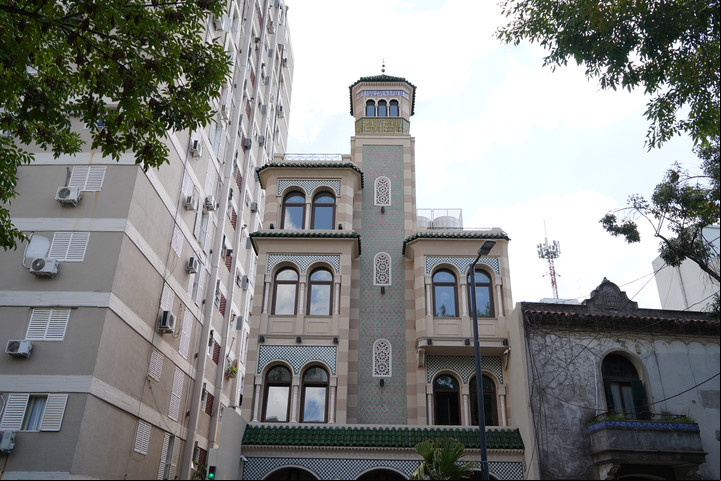 La Asociación Civil Cultural Yerrahi para la Difusión del Islam, perteneciente a la orden sufí construyó un templo en Colegiales. Foto: Rafael Mario Quinteros