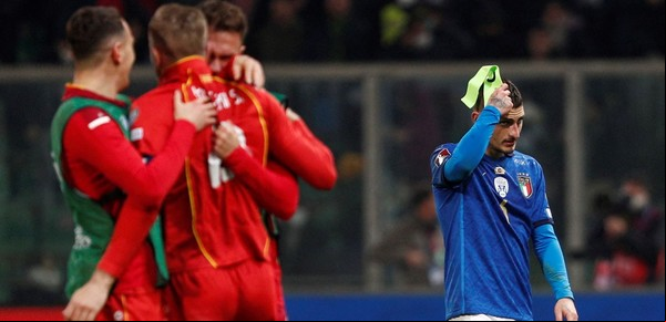 Un gigante que no llega a Qatar 2022: Italia perdió un partido increíble con Macedonia del Norte y se quedó otra vez afuera del Mundial