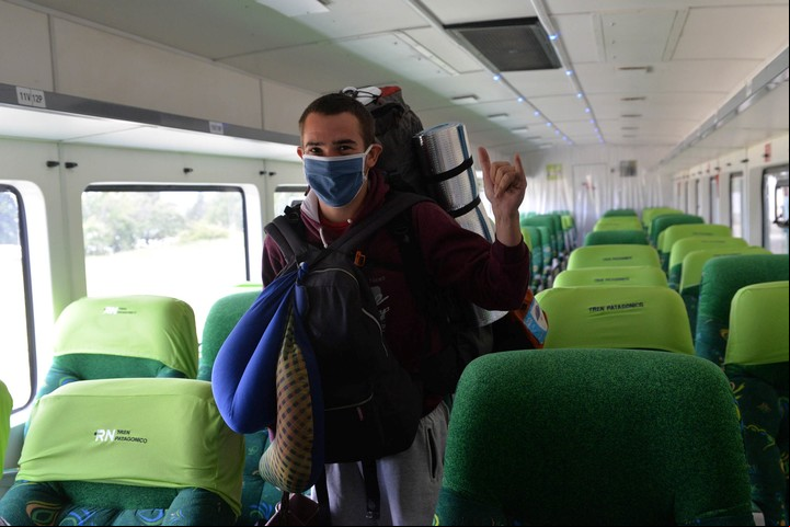 El Patagónico parte de VIedma los vienes a la tarde. Para Semana Santa habrá una salida especial el miércoles 13 de abril. Foto Tren Patagónico S.A.