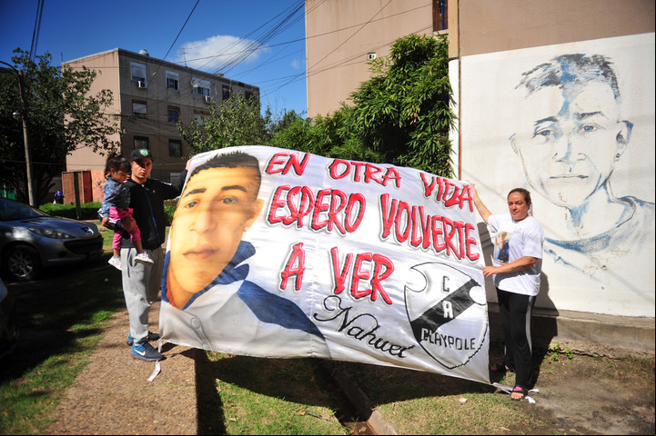 El recuerdo de Nahuel. Foto Lucía Merle.