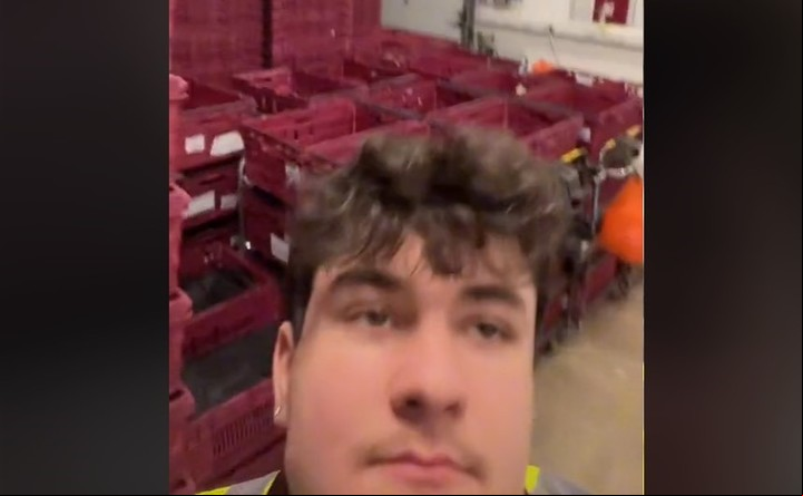 Joven. Dijo que tenía uno de los trabajos más fáciles de Reino Unido. Foto: captura/TikTok @olliedtutt.